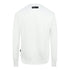 Philipp Plein Sport Blue Bold Logo White Jumper FIPS211 01 Blue